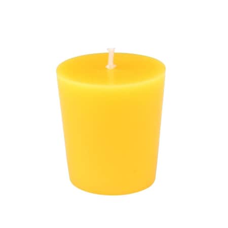 Jeco CVZ-008 Votive Candles; Yellow - 12 Piece Per Box